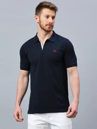 Aero Polo Navy T-Shirt