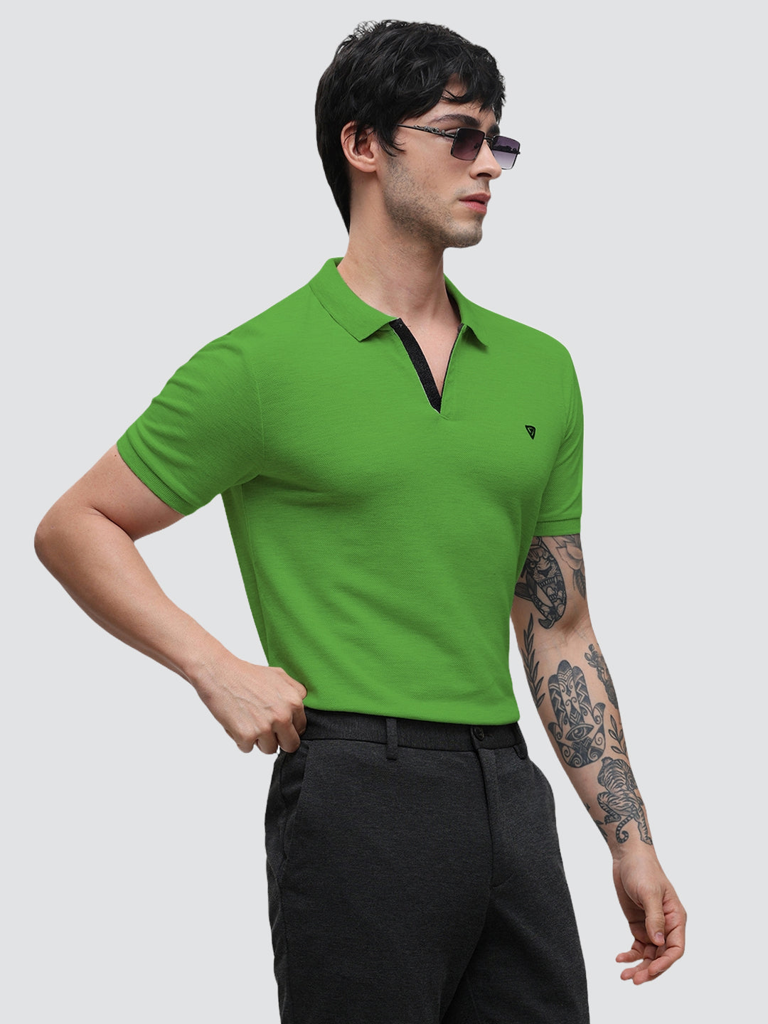 Aero Polo Green T-Shirt