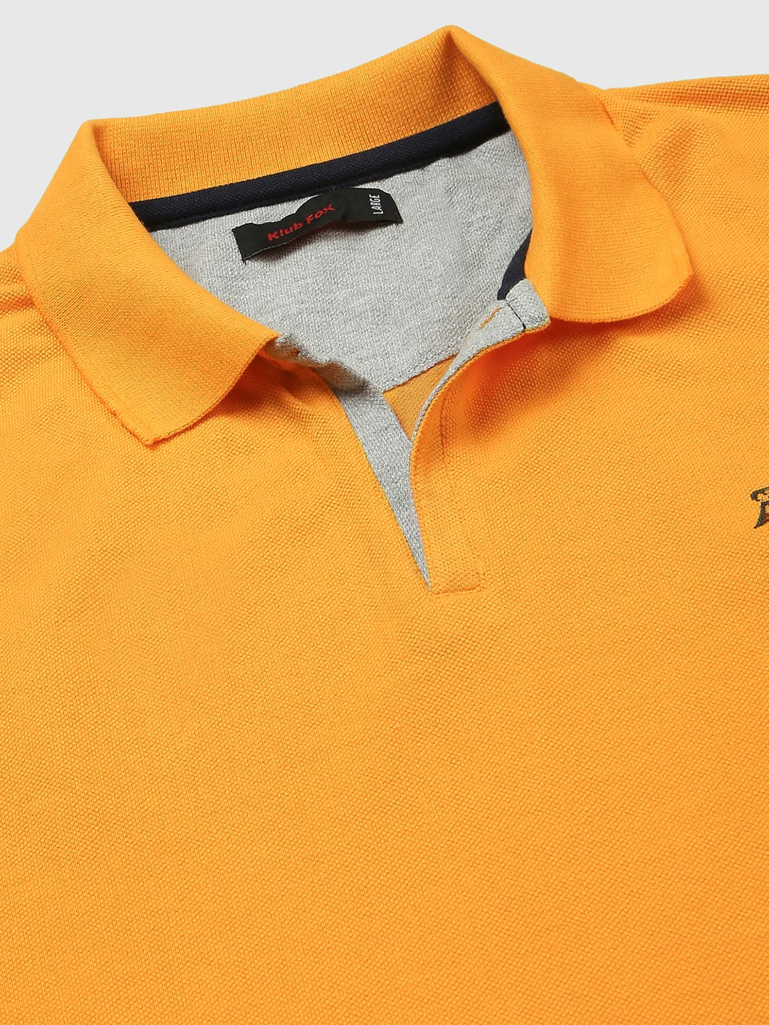 Orange Regular Fit H/S T-Shirt