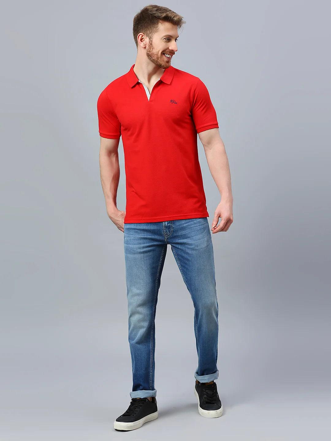 Aero Polo Red T-Shirt