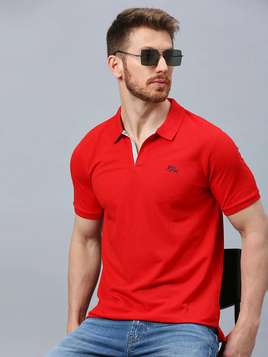 Aero Polo Red T-Shirt