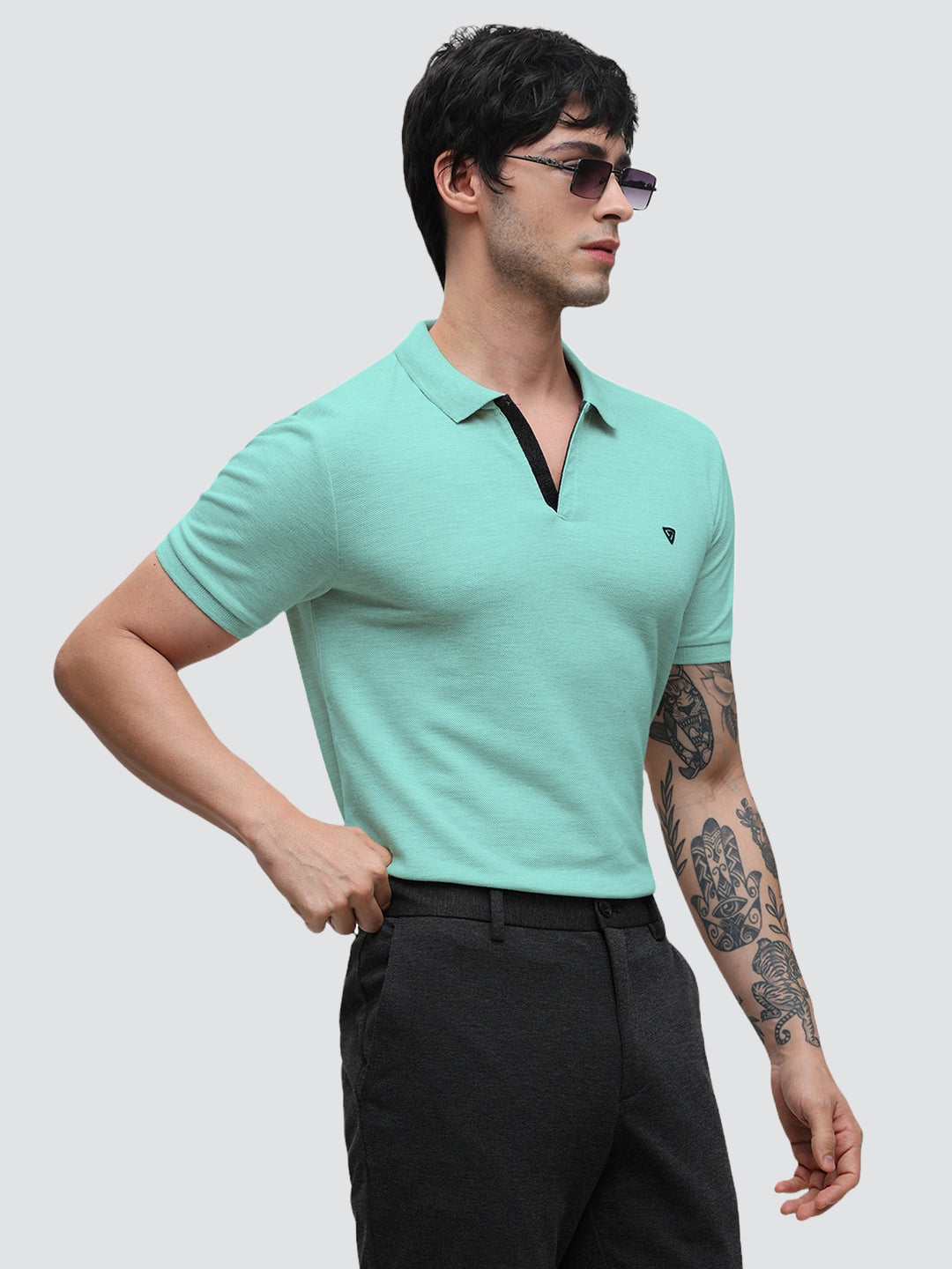 Aero Polo Turq T-Shirt