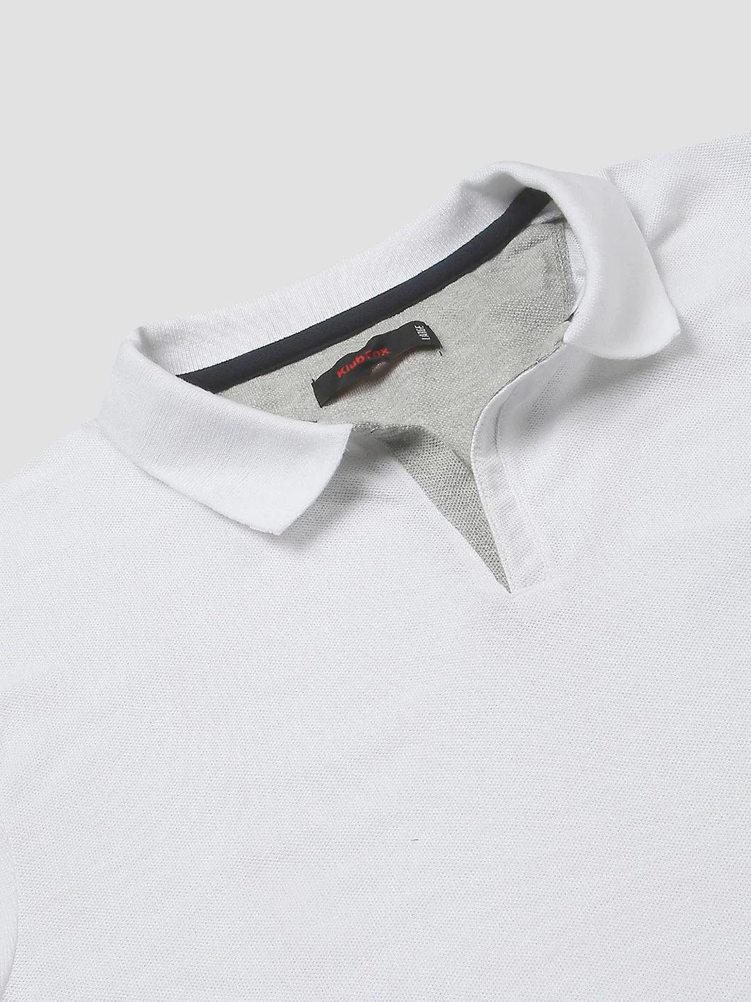 Aero Polo White T-Shirt