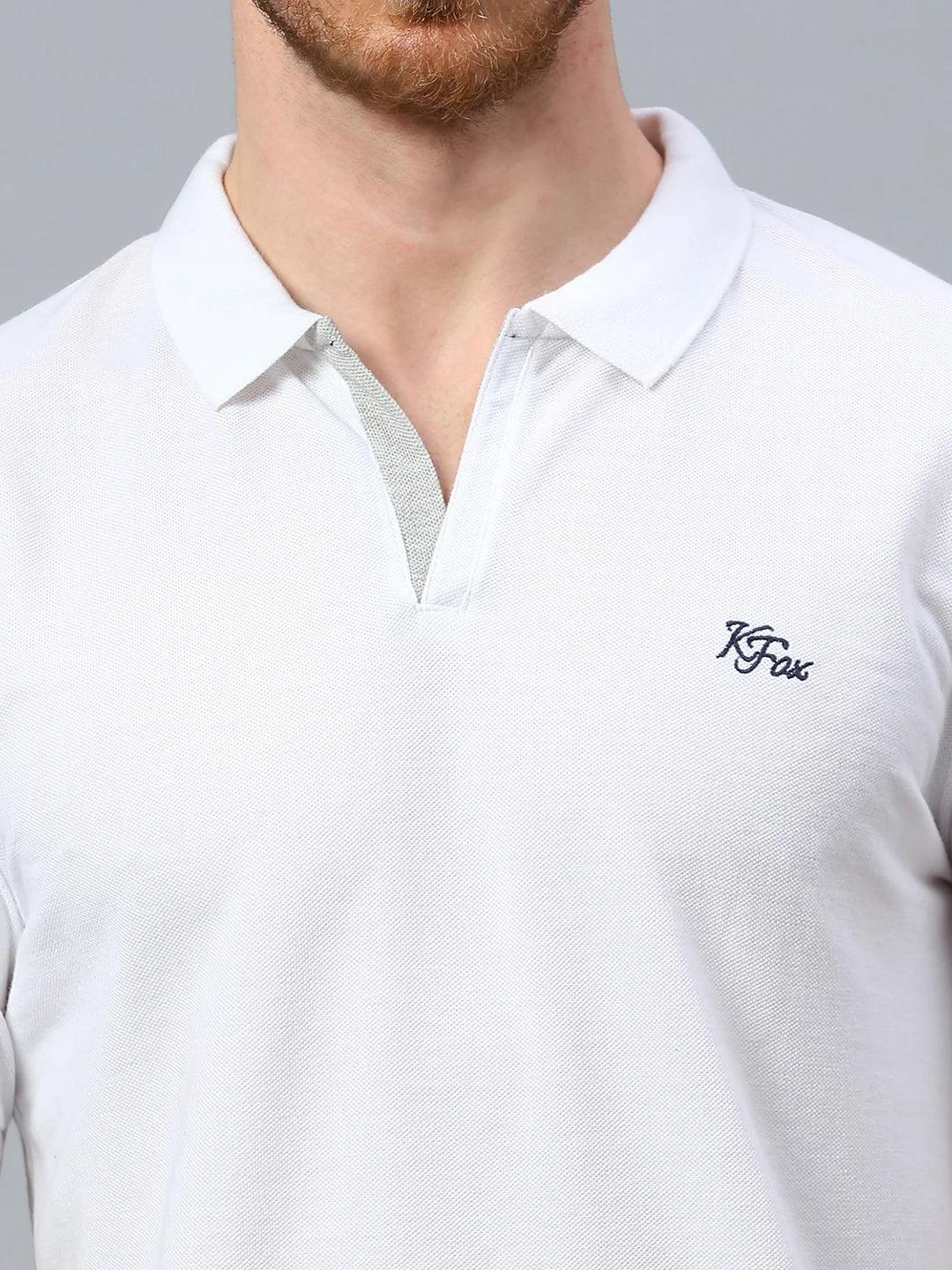 Aero Polo White T-Shirt