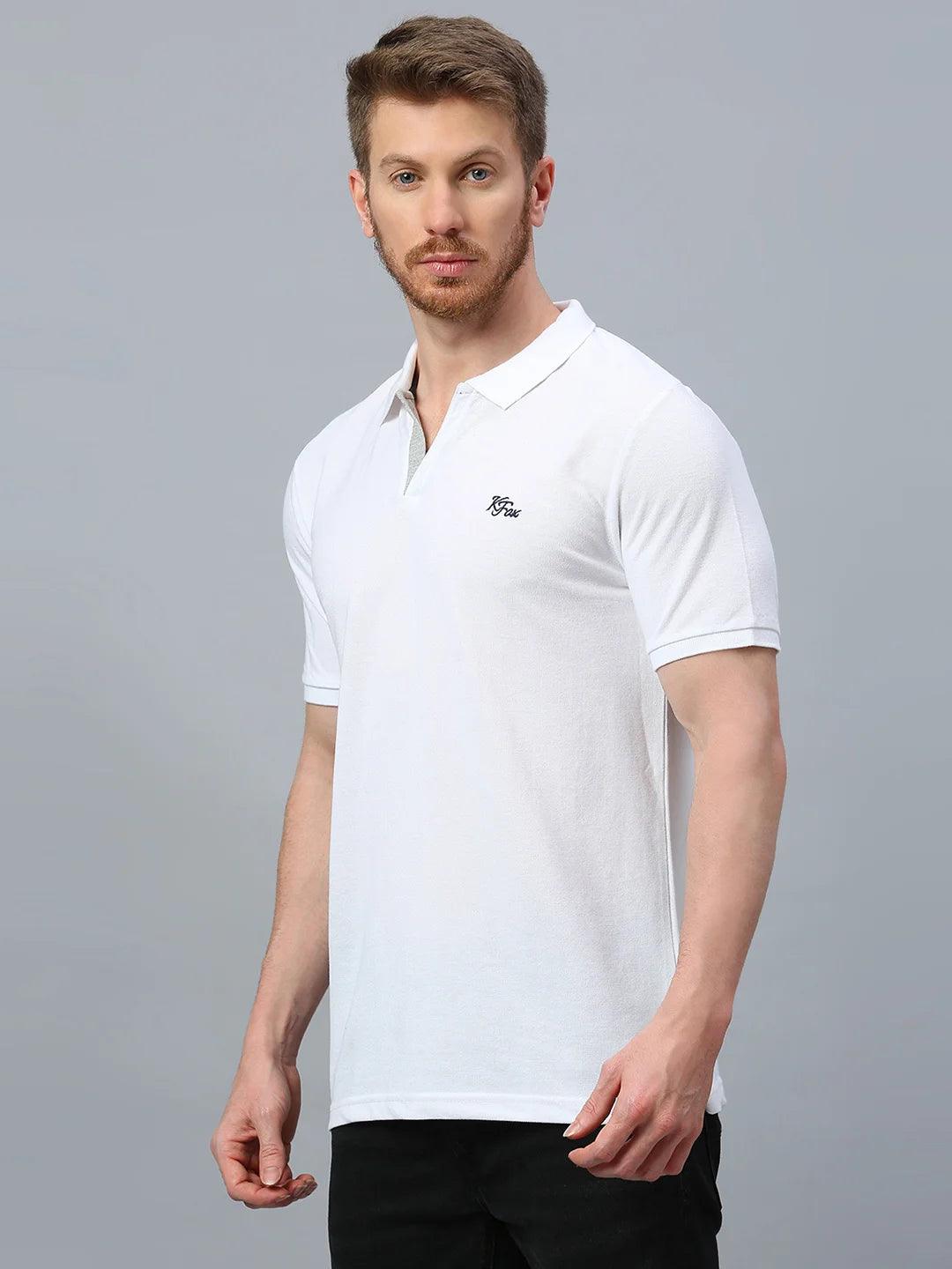 Aero Polo White T-Shirt