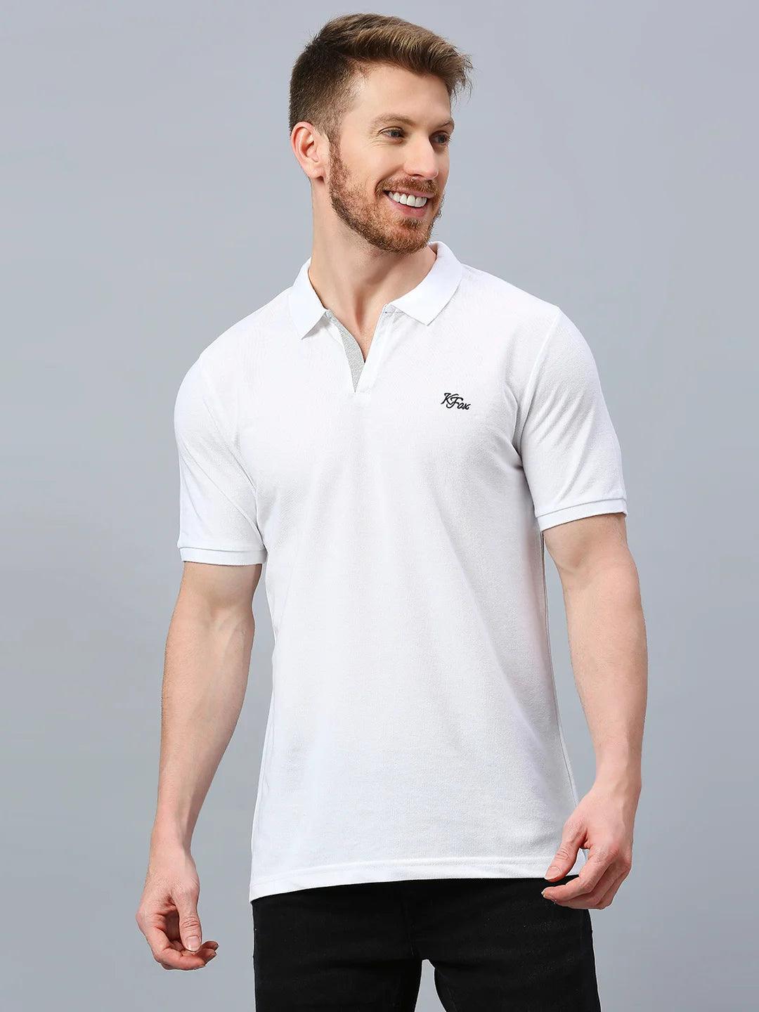 Aero Polo White T-Shirt