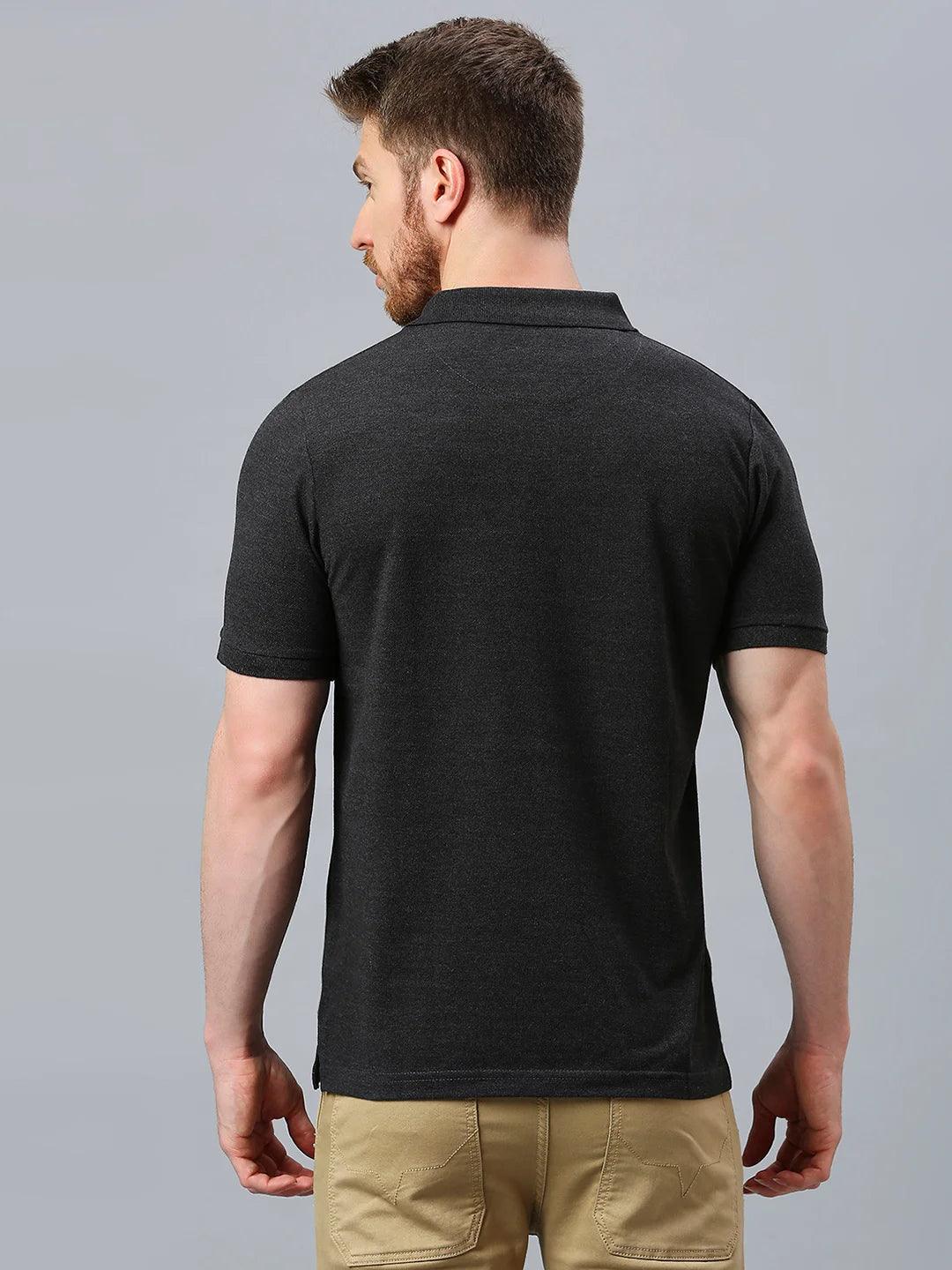 505 Cult Anthra Melange Polo T-Shirt