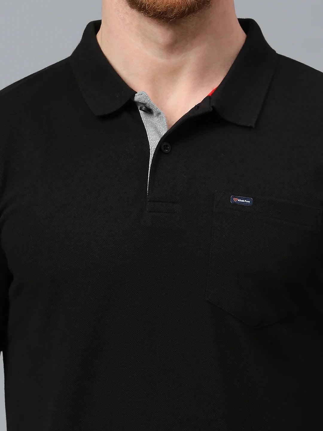 505 Cult Black Polo T-Shirt
