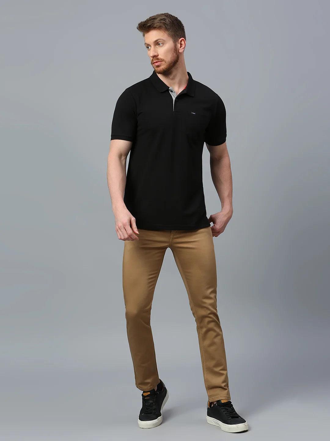505 Cult Black Polo T-Shirt