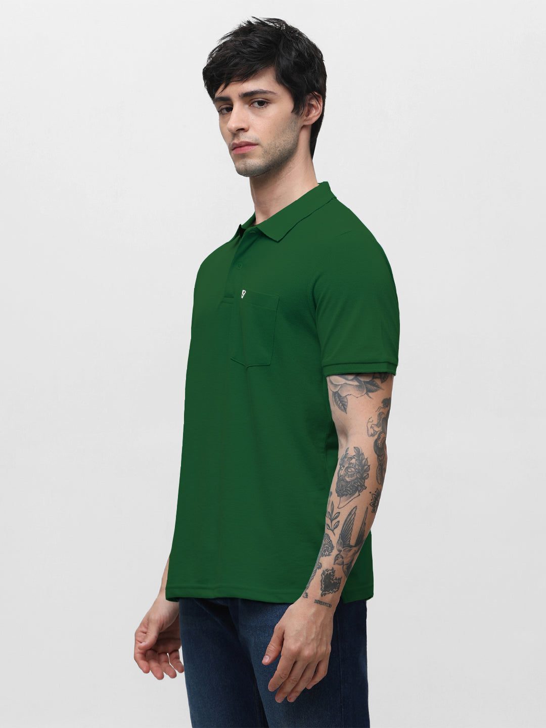 505 Cult Bottle Green Polo T-Shirt