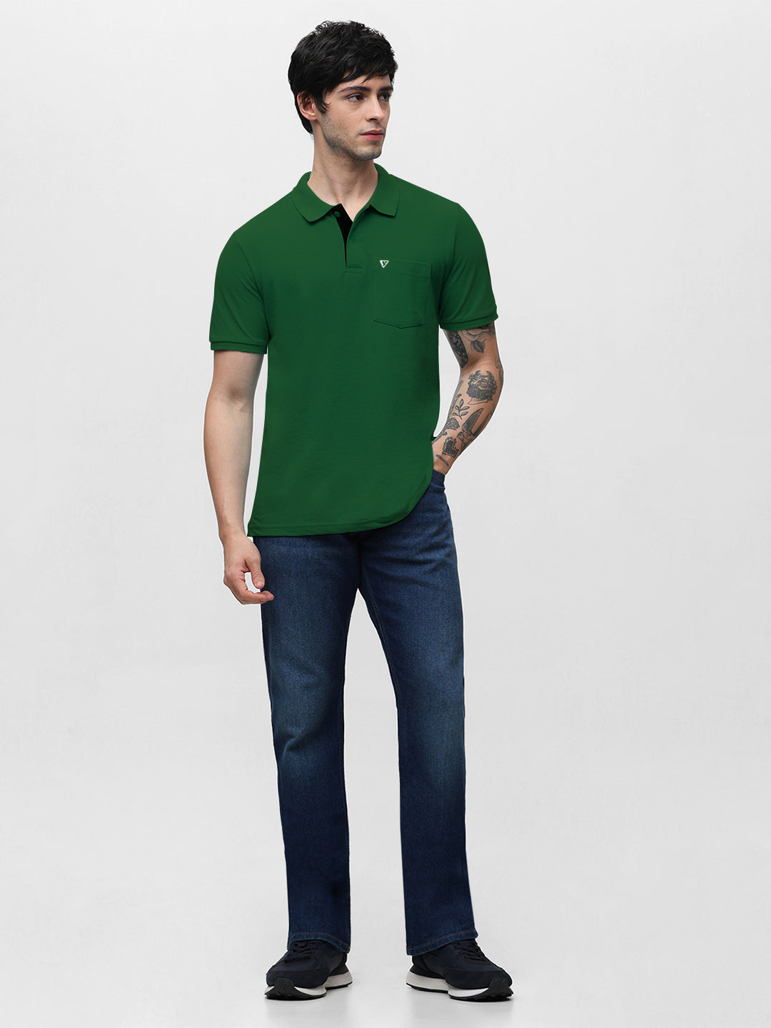 505 Cult Bottle Green Polo T-Shirt