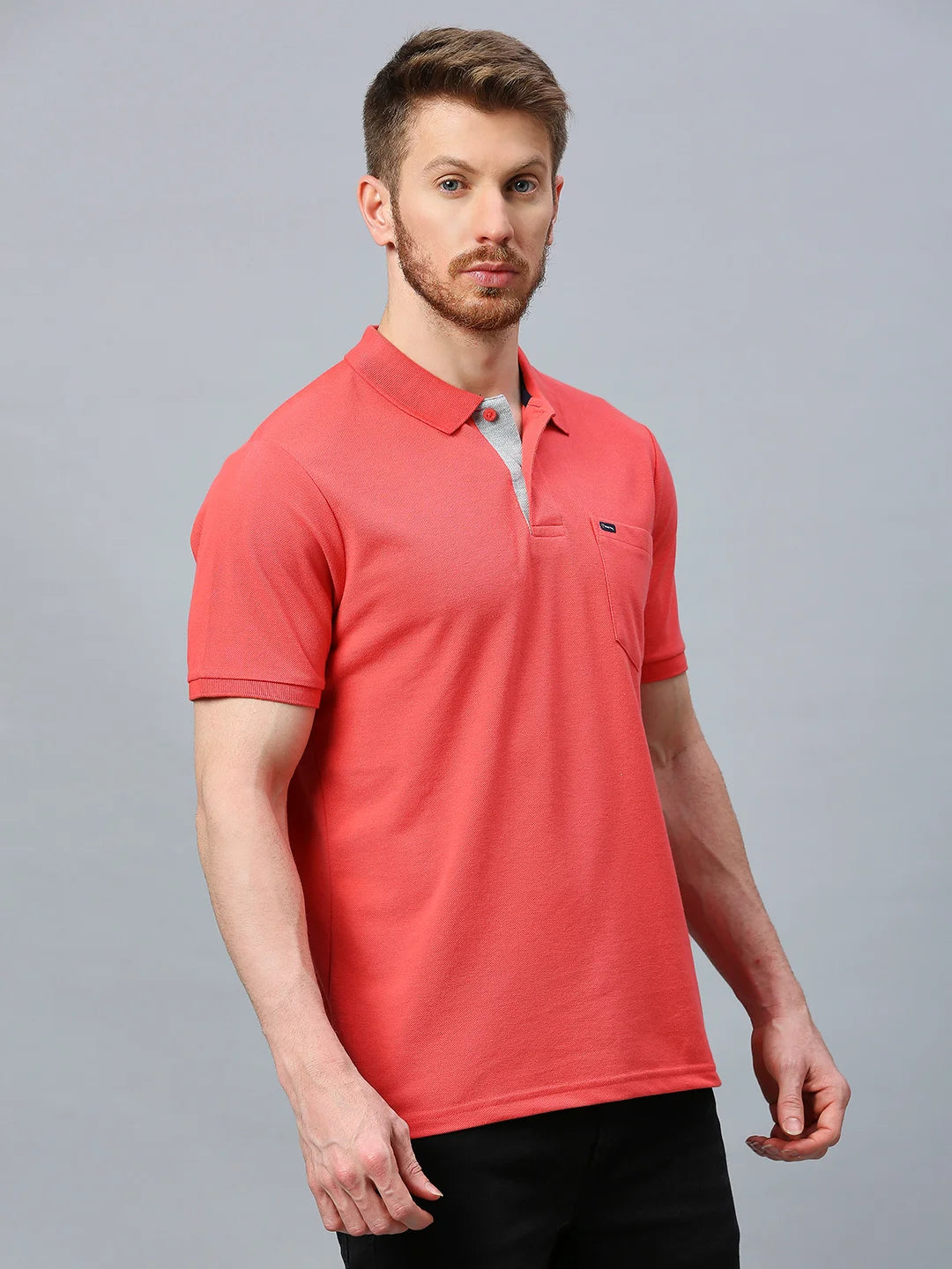 Coral Regular Fit H/S T-Shirt