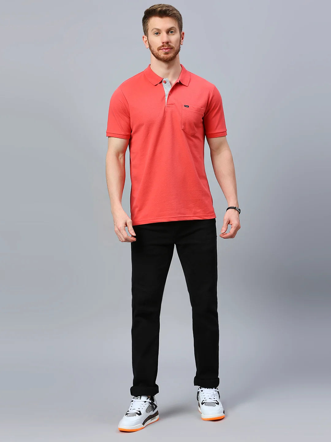 Coral Regular Fit H/S T-Shirt