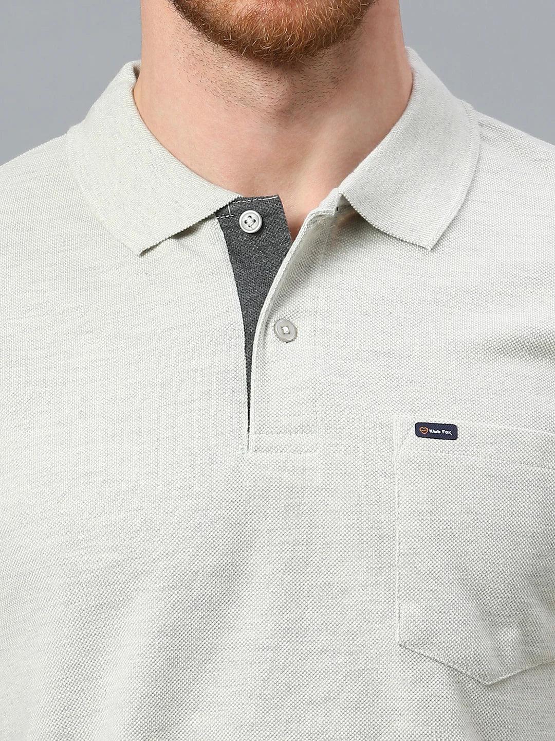 505 Cult Ecru Melange Polo T-Shirt