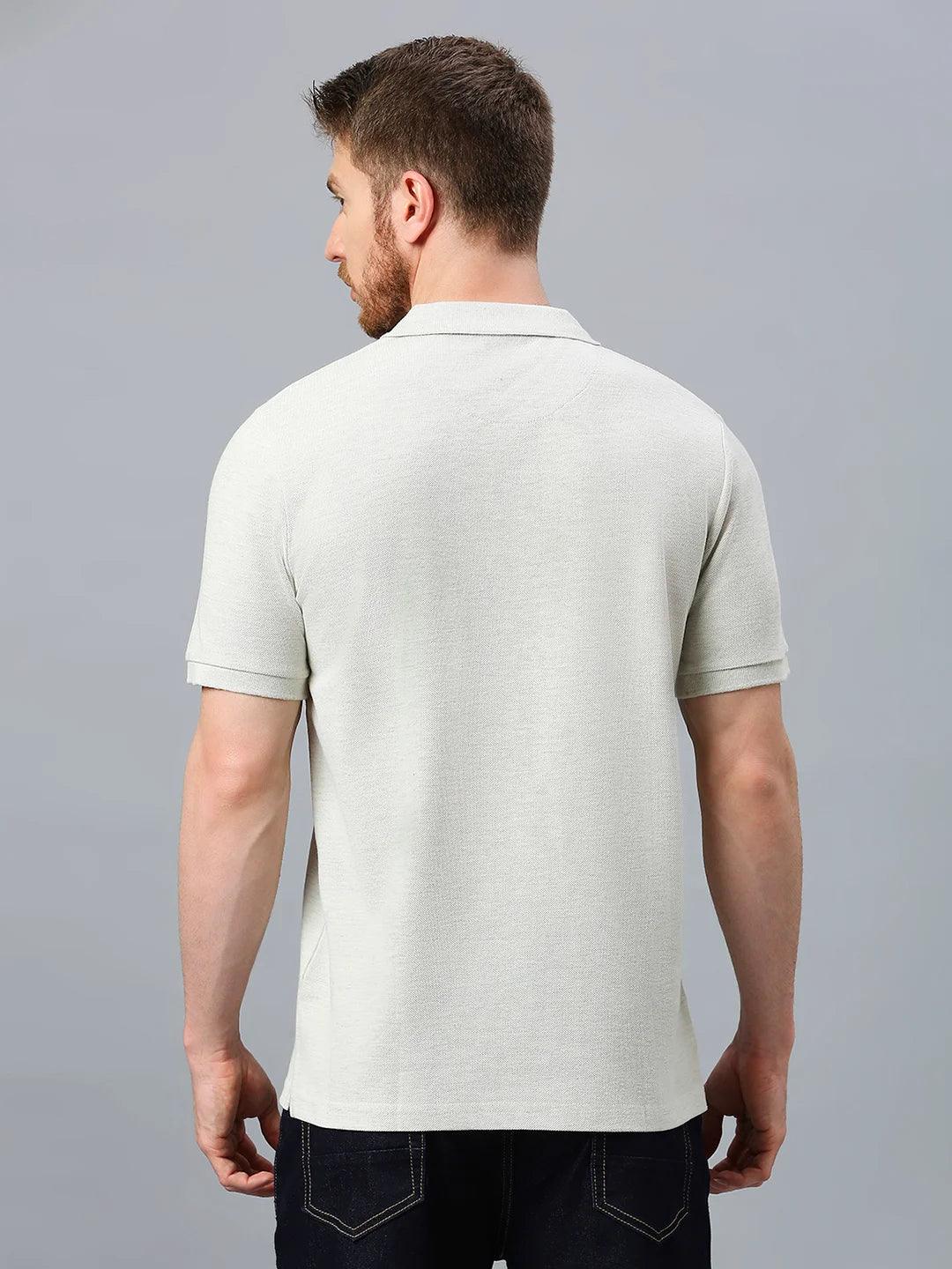 505 Cult Ecru Melange Polo T-Shirt