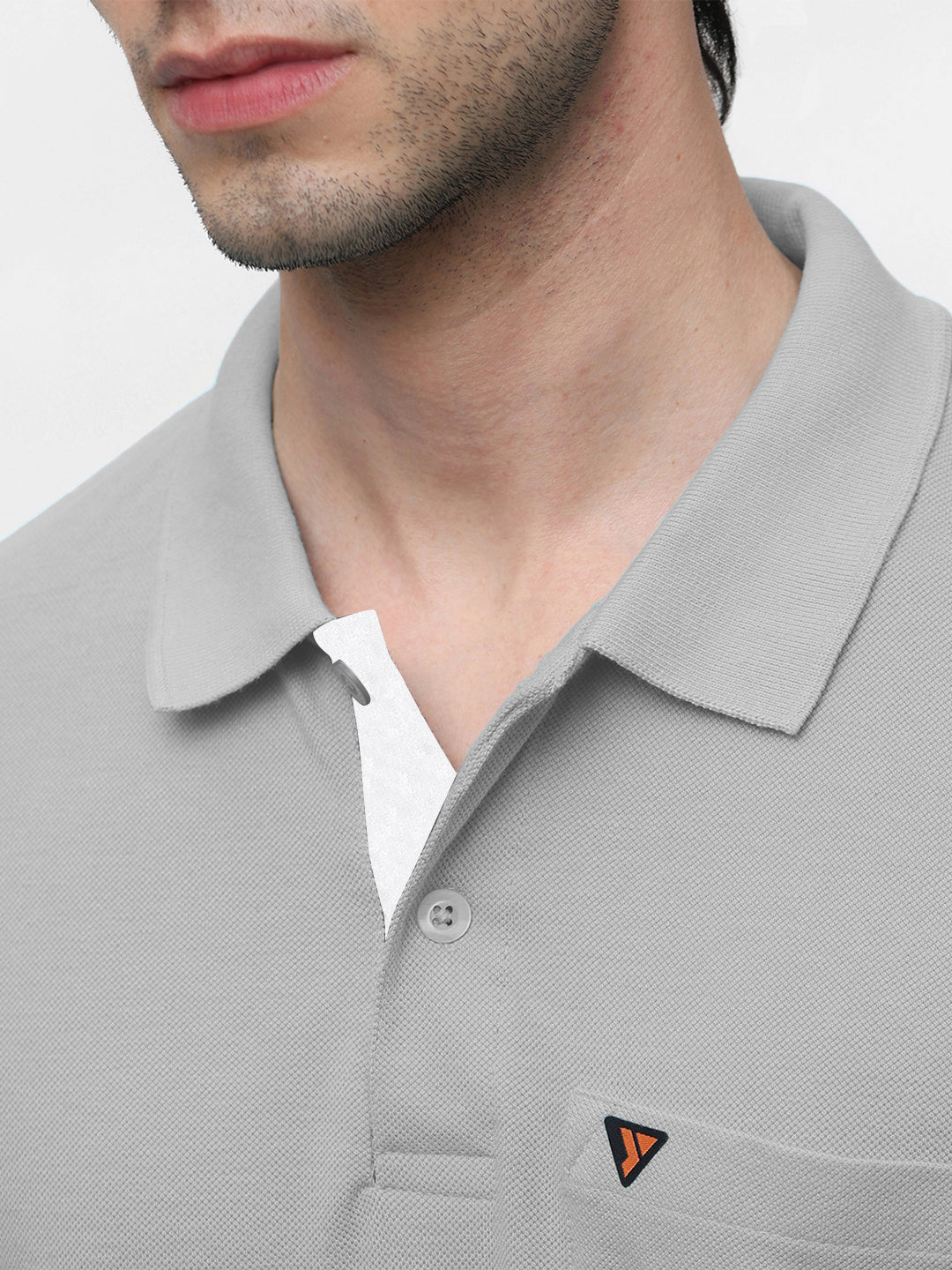 505 Cult Grey Melange Polo T-Shirt