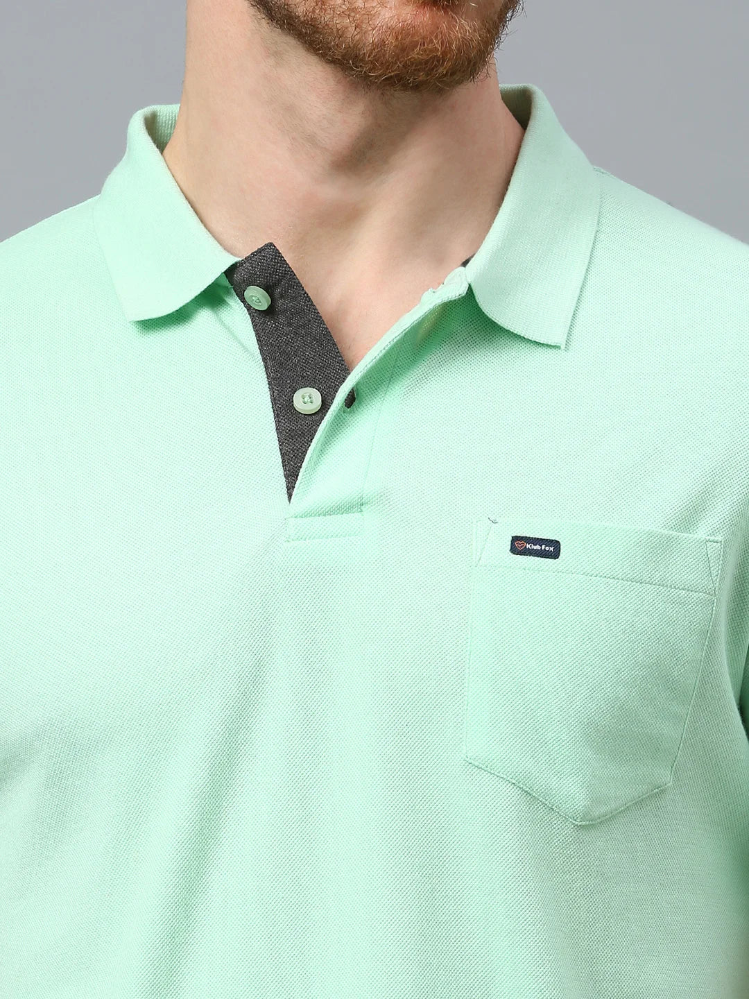 Ice Green Regular Fit H/S T-Shirt