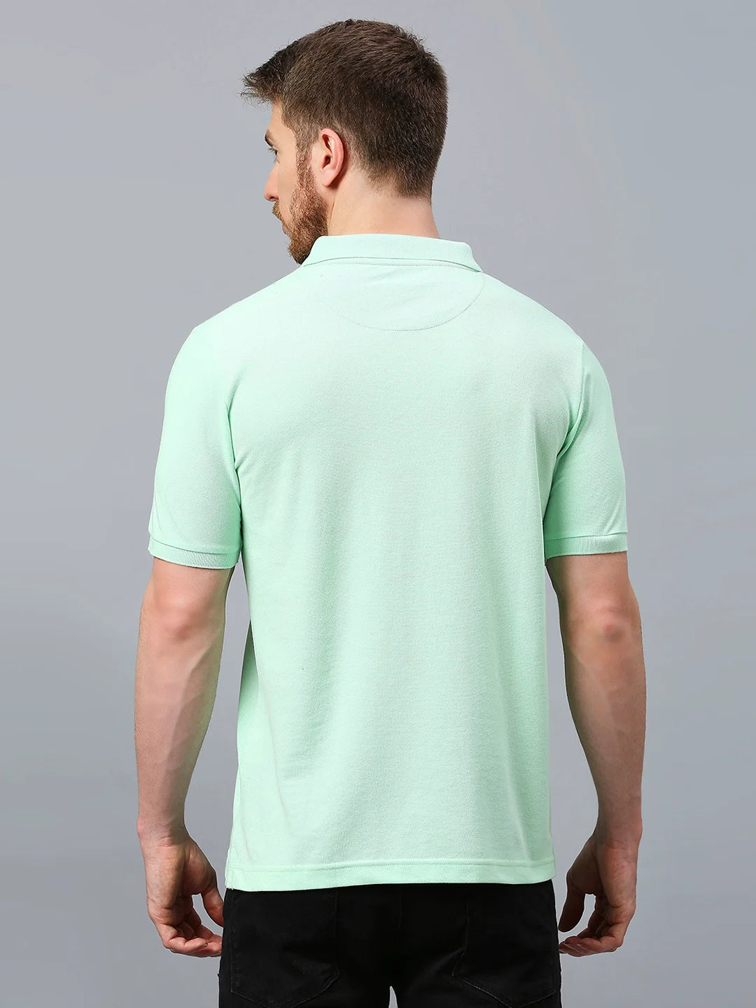 Ice Green Regular Fit H/S T-Shirt