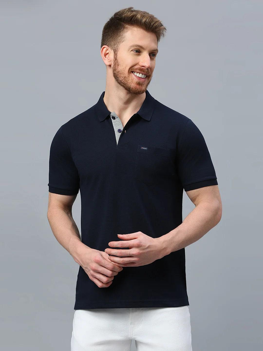 505 Cult Navy Polo T-Shirt