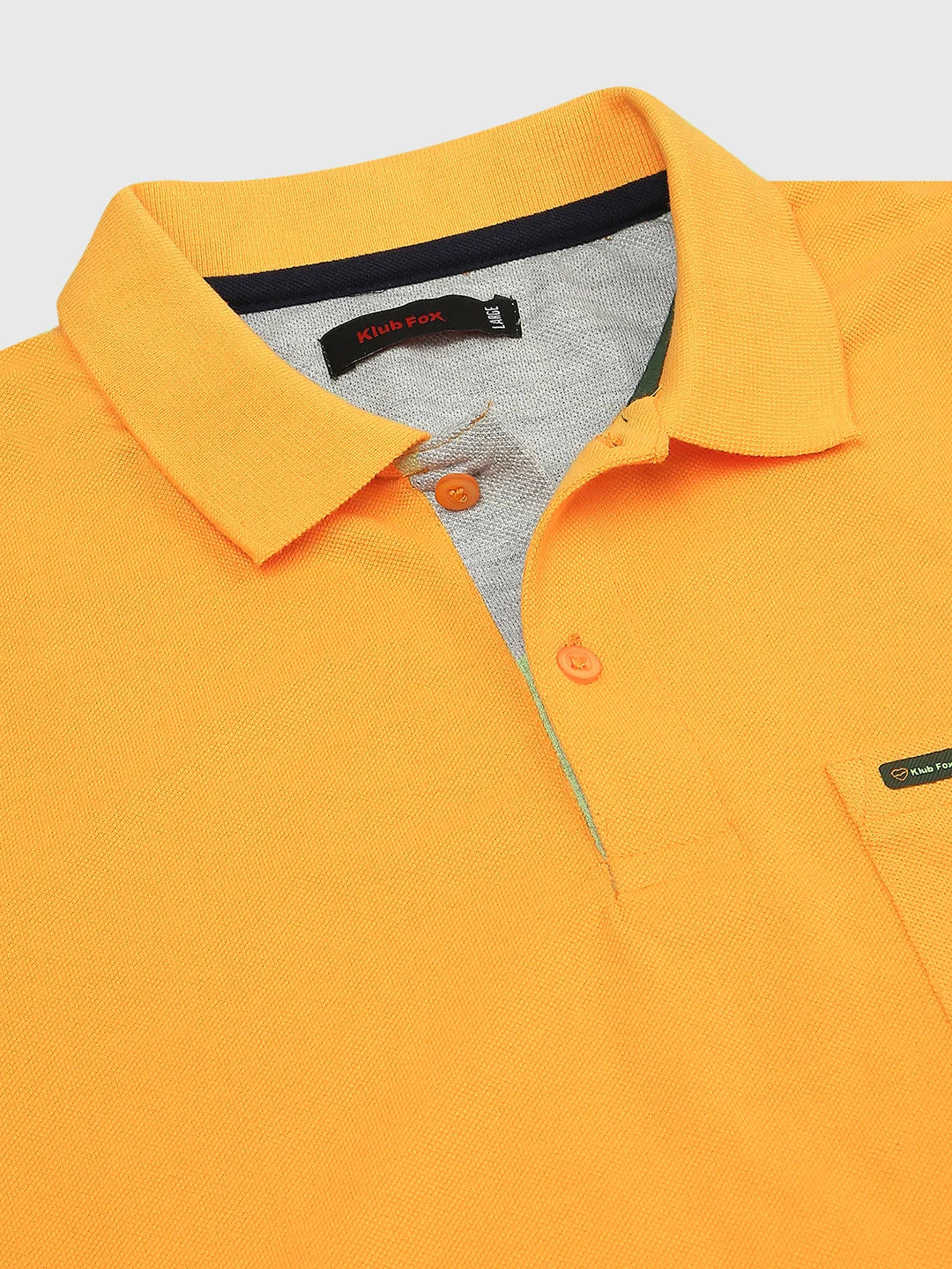 Orange Regular Fit H/S T-Shirt