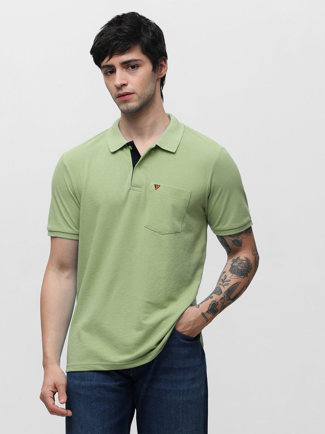 505 Cult Pista Melange Polo T-Shirt