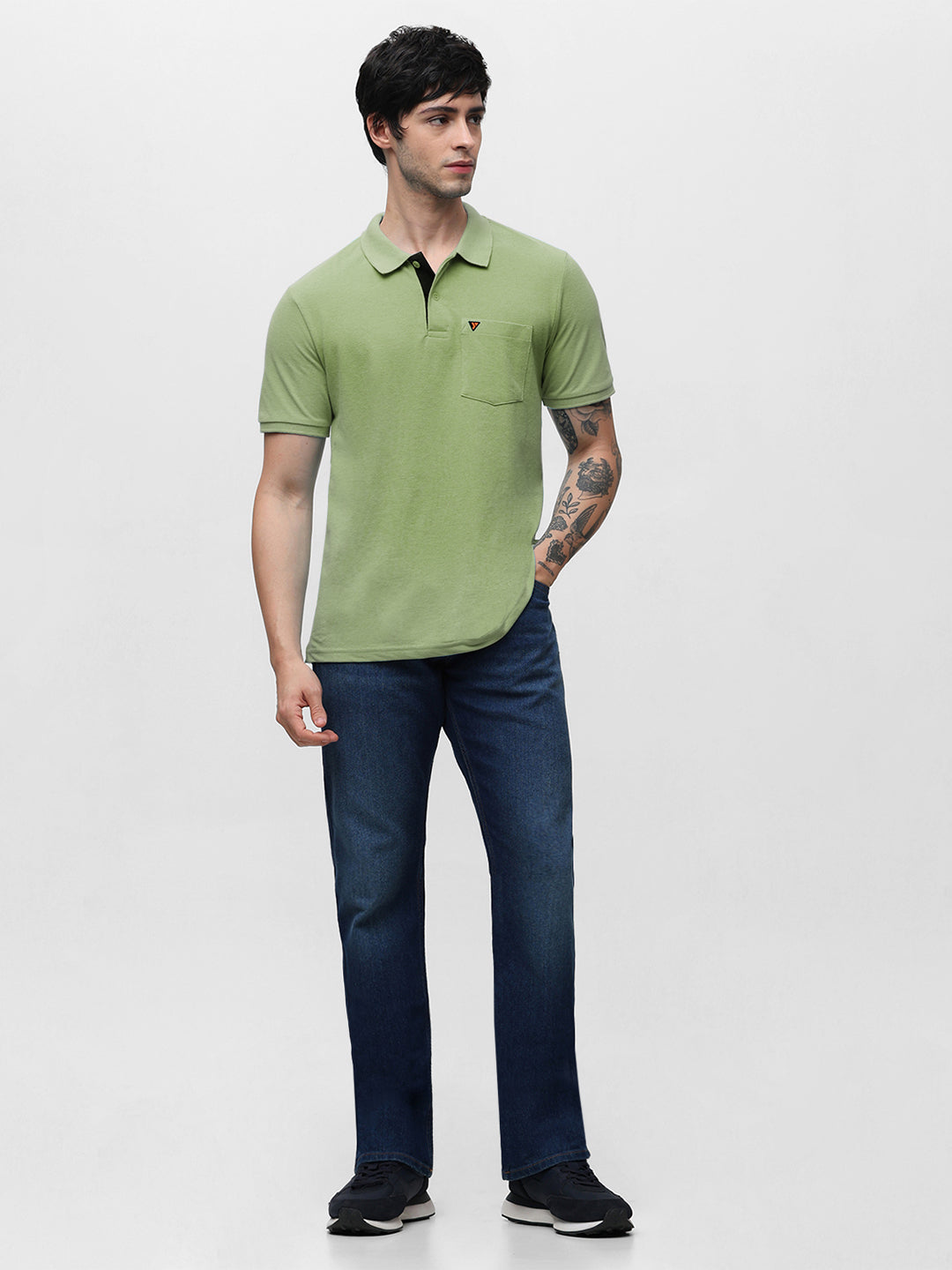 505 Cult Pista Melange Polo T-Shirt