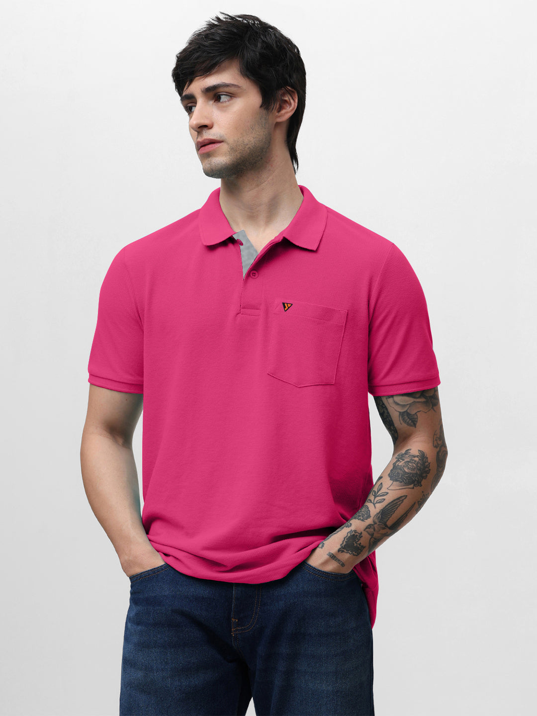 505 Cult Fuchsia Pink Polo T-Shirt