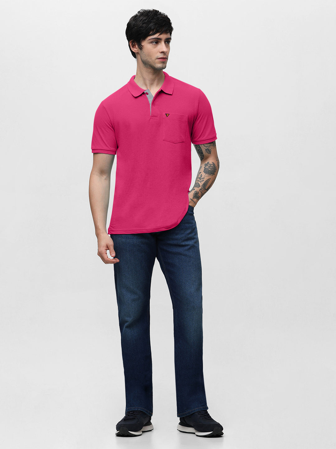 505 Cult Fuchsia Pink Polo T-Shirt