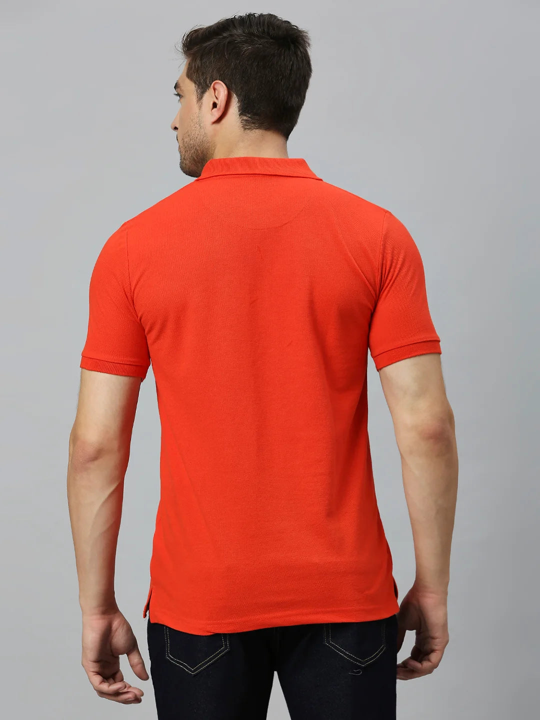 Rust Regular Fit H/S T-Shirt