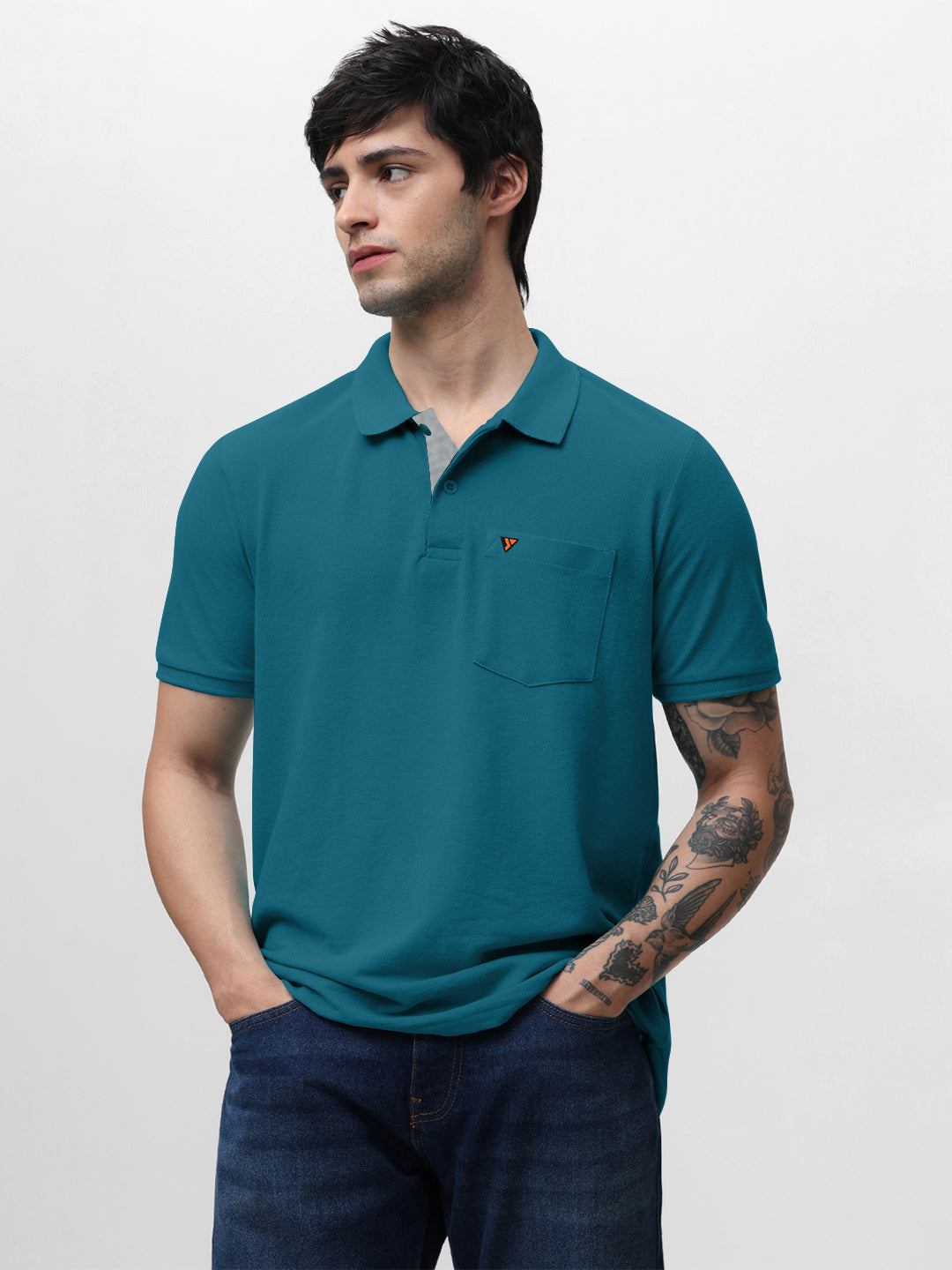 505 Cult Teal Blue Polo T-Shirt