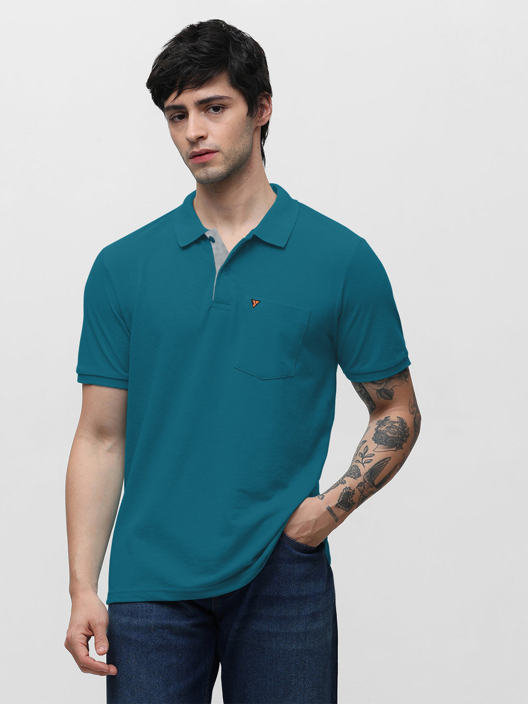 505 Cult Teal Blue Polo T-Shirt