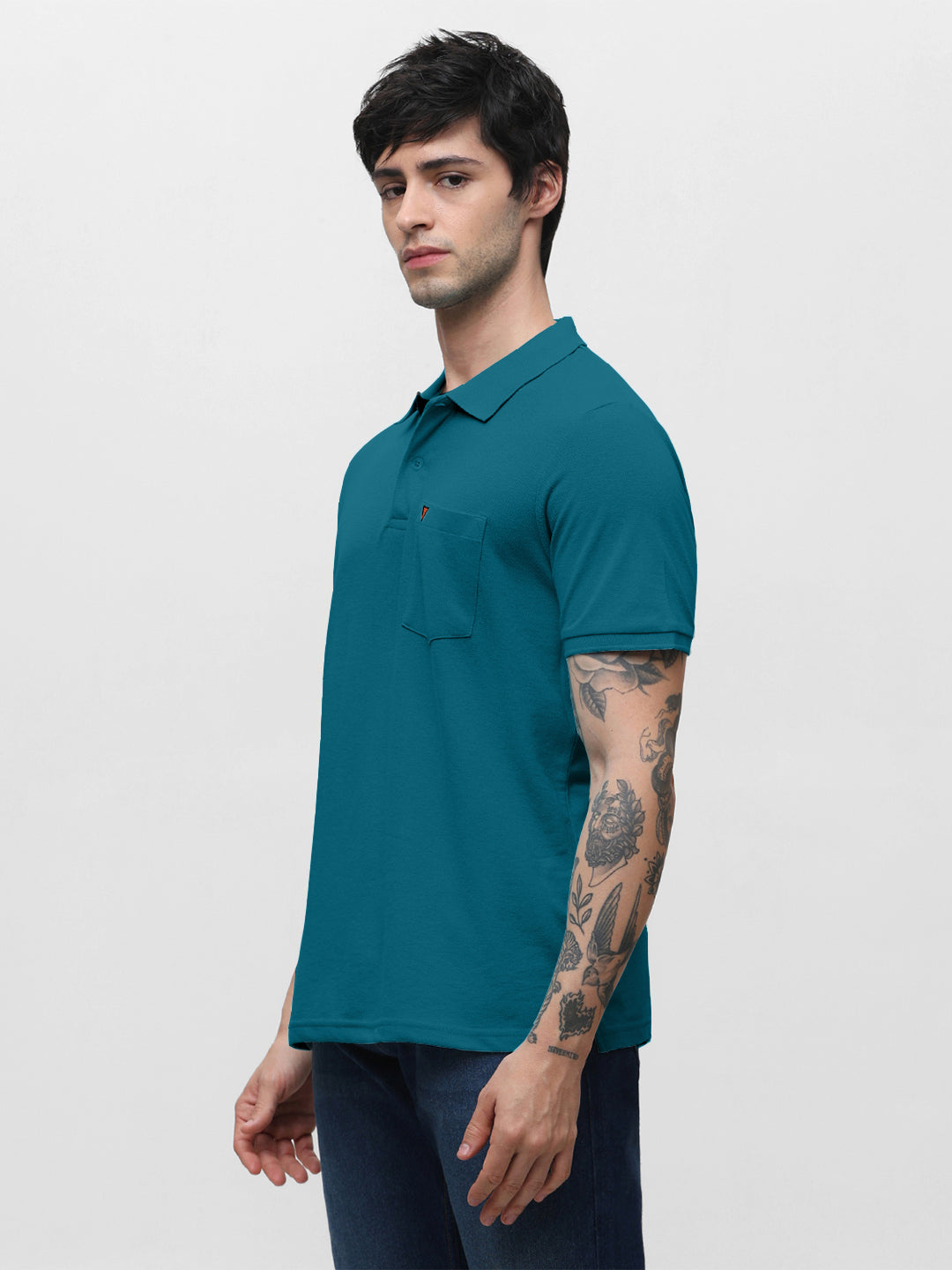 505 Cult Teal Blue Polo T-Shirt