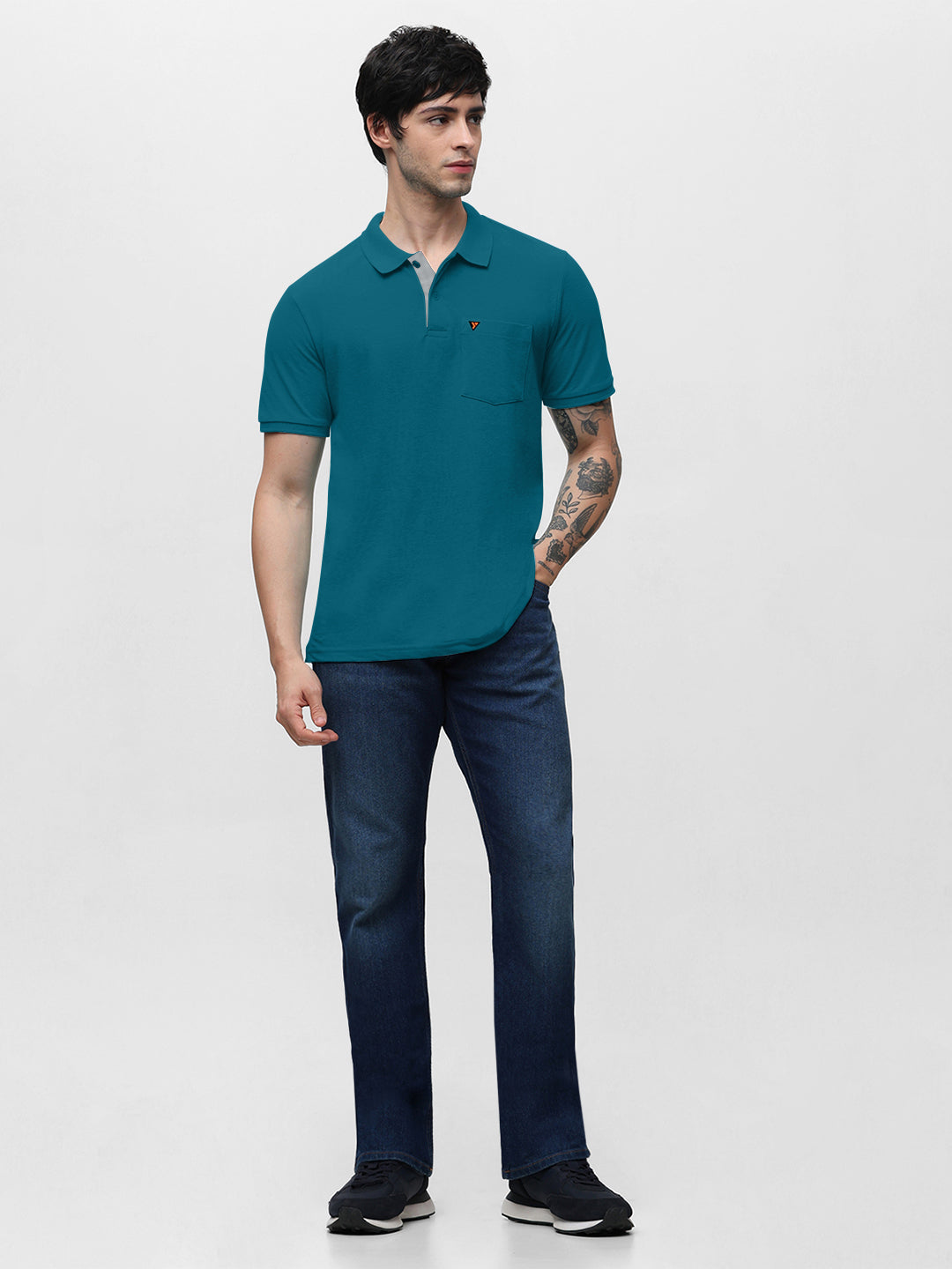 505 Cult Teal Blue Polo T-Shirt