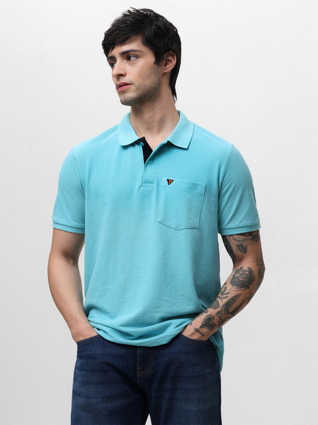 505 Cult Turquoise Blue Polo T-Shirt