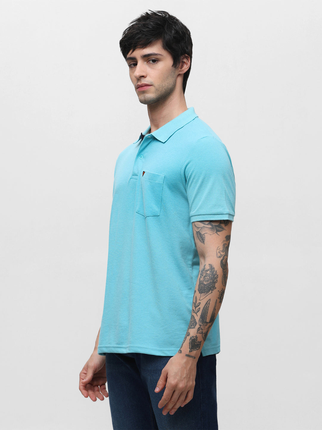 505 Cult Turquoise Blue Polo T-Shirt