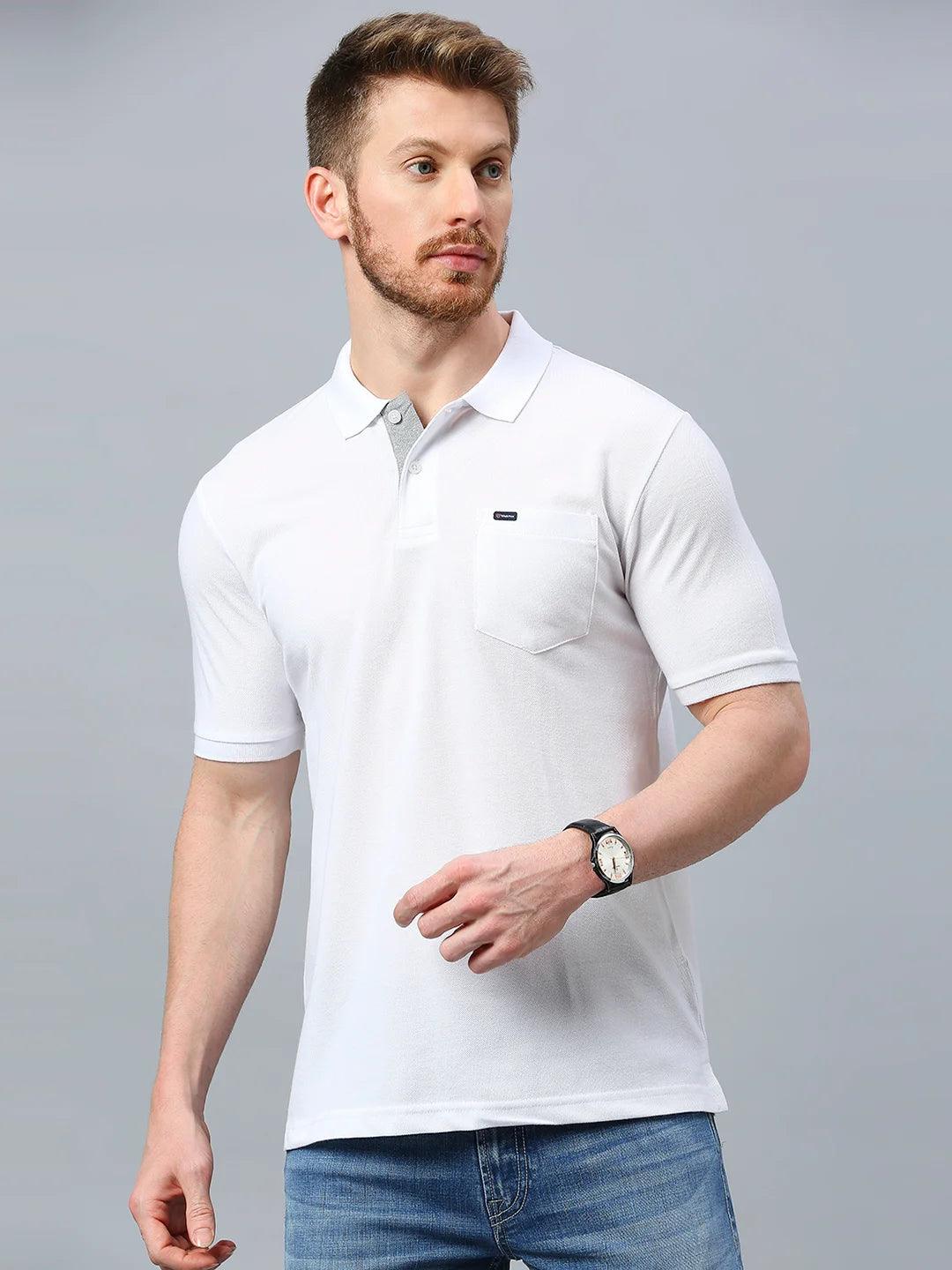 505 Cult White Polo T-Shirt