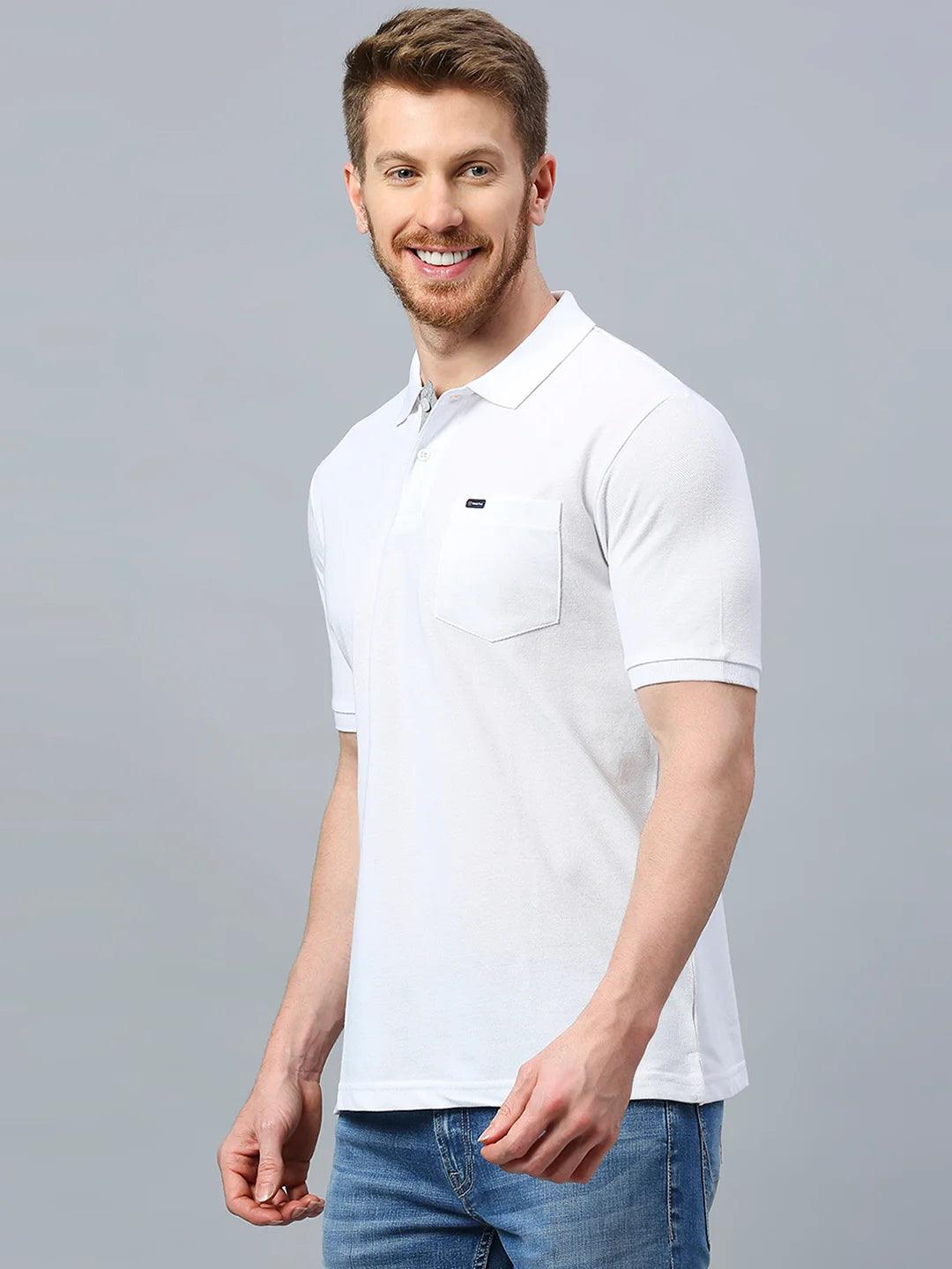 505 Cult White Polo T-Shirt