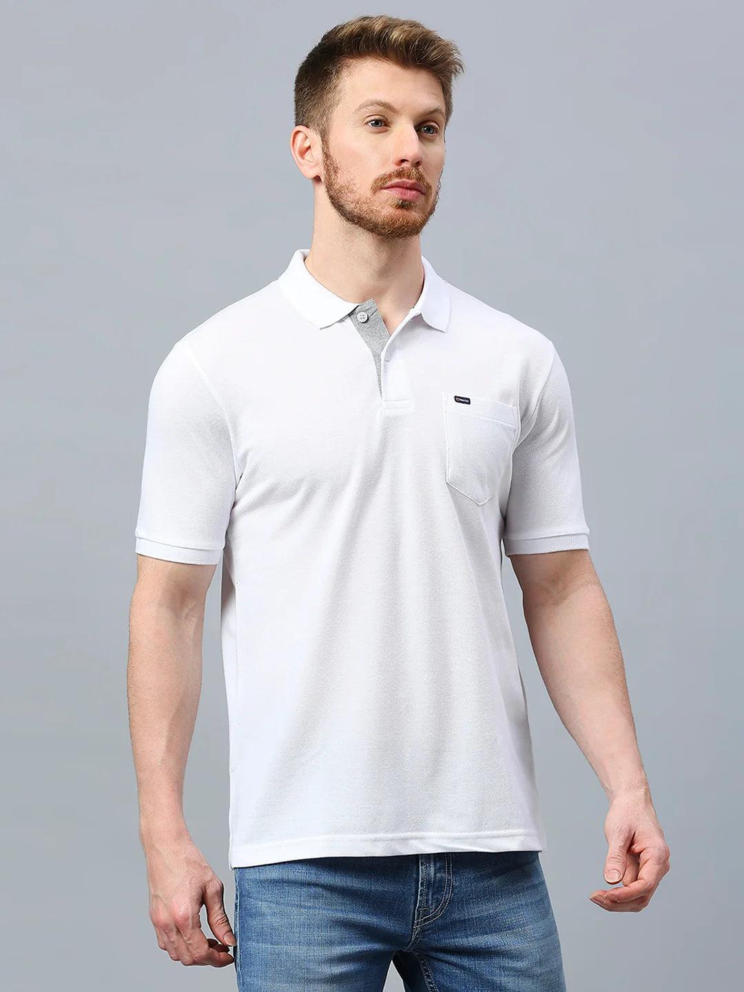 505 Cult White Polo T-Shirt