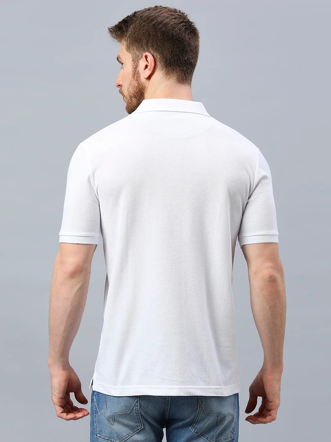 505 Cult White Polo T-Shirt