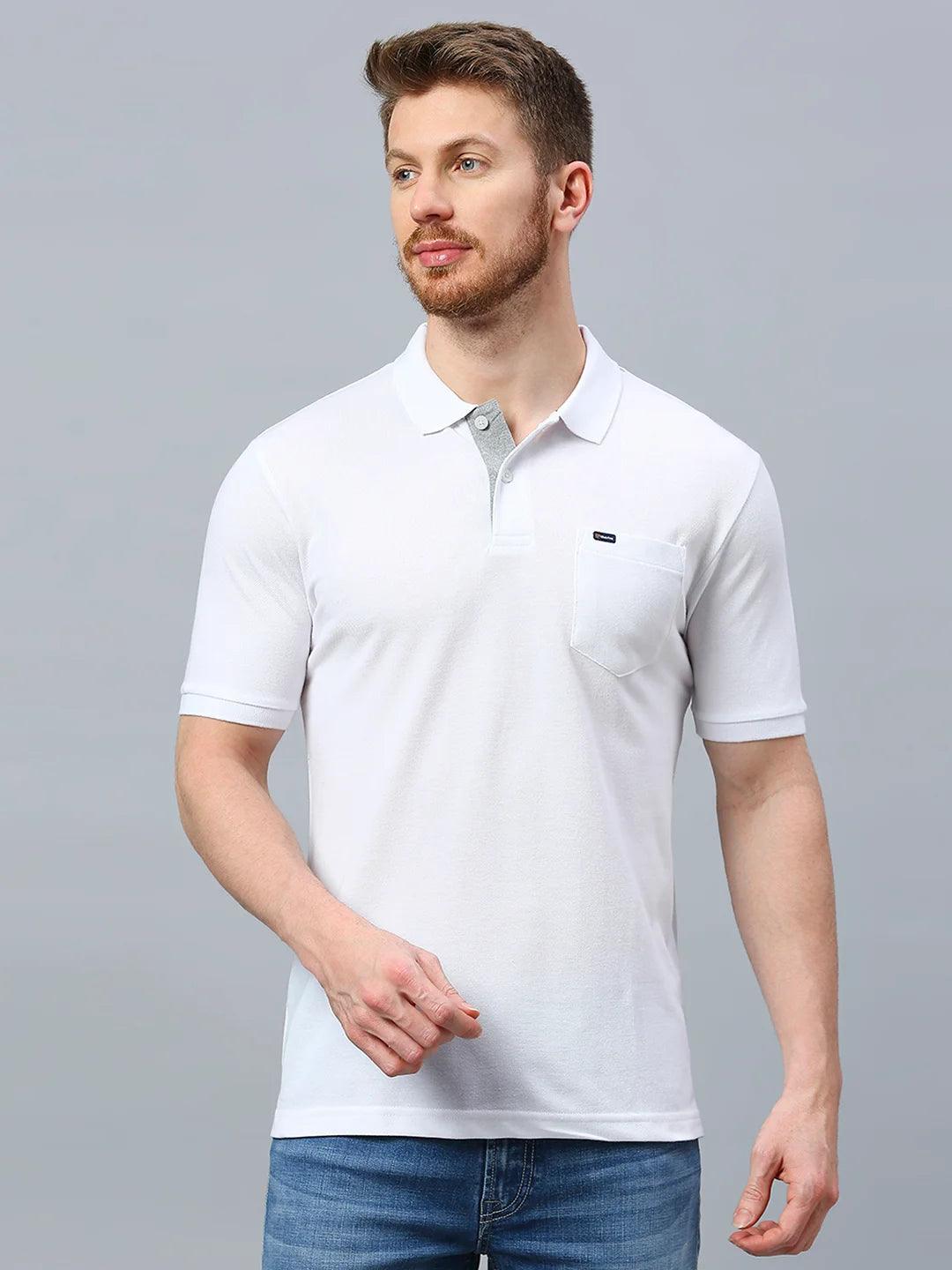 505 Cult White Polo T-Shirt
