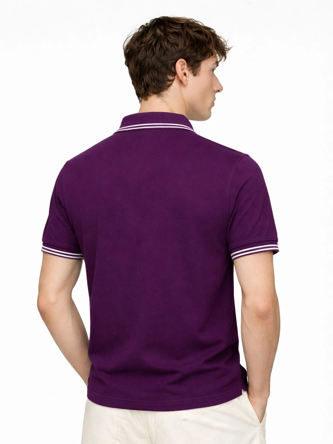 Dark Purple Selfmade Polo T-Shirt