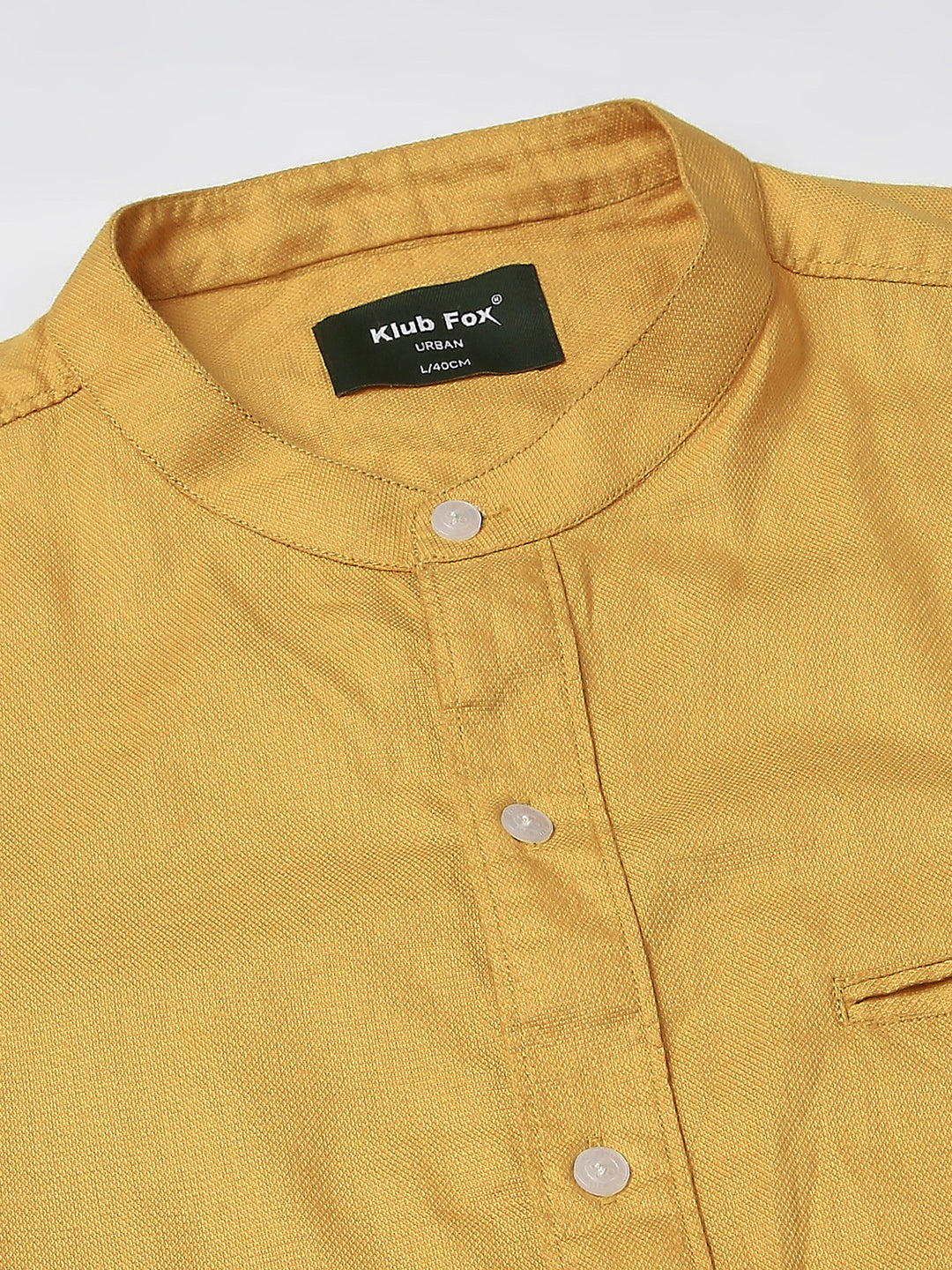 Mustard Plain Shirt