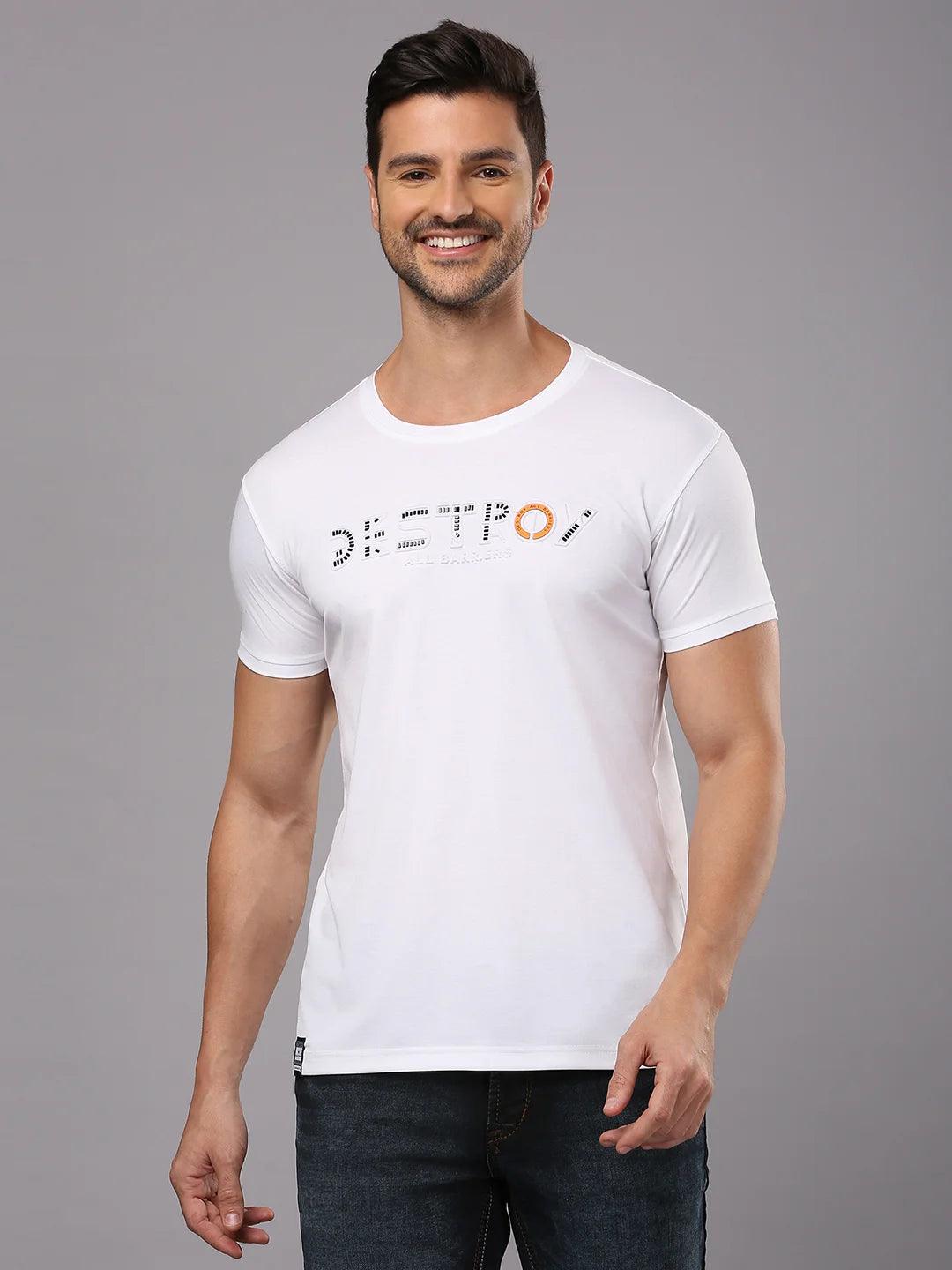 Street Hype White Crew T-Shirt