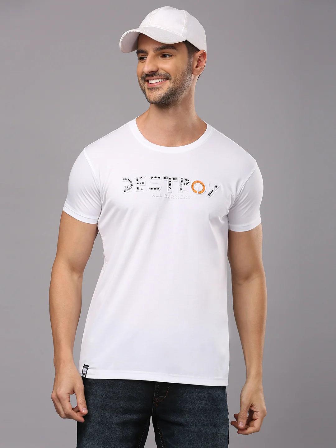 Street Hype White Crew T-Shirt