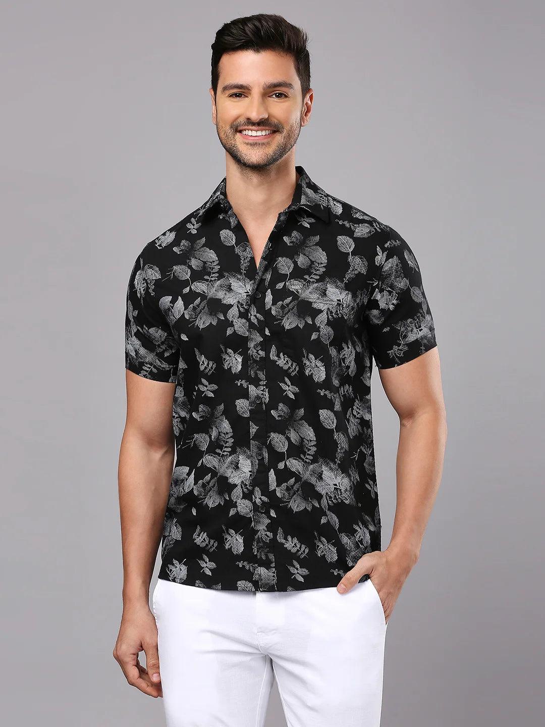 Black Printed Shirt