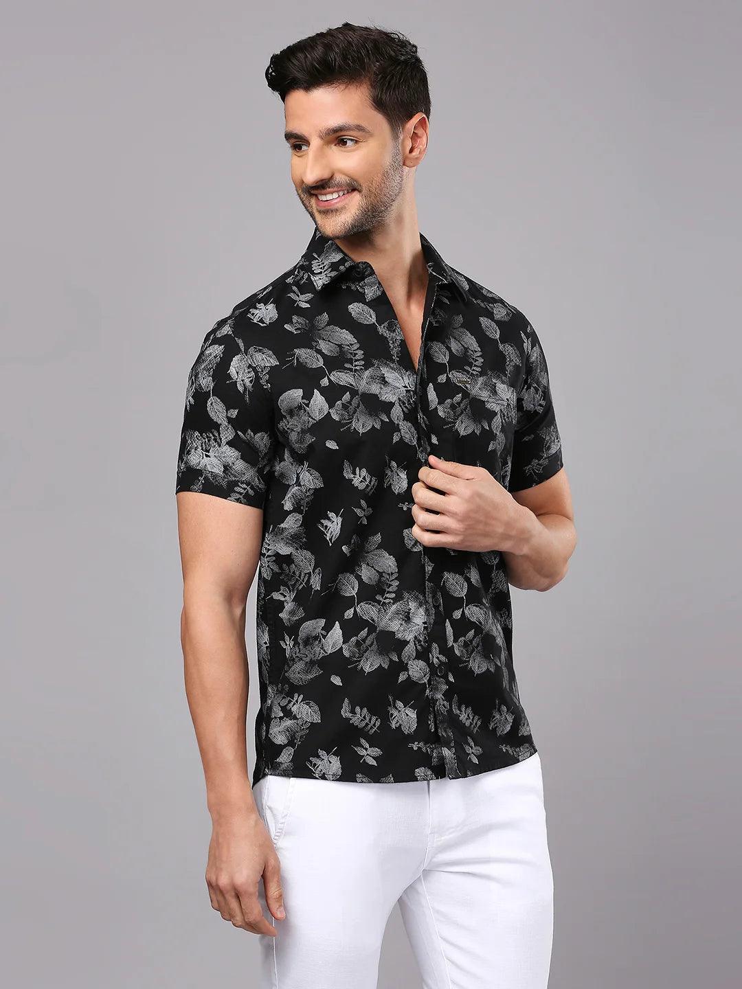 Black Printed Shirt