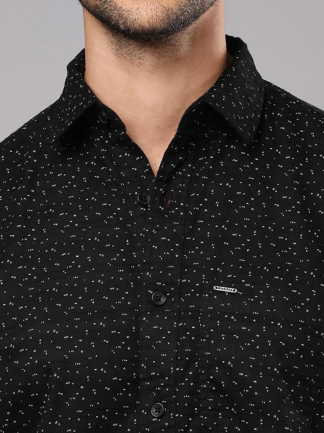 Black Printed Shirt
