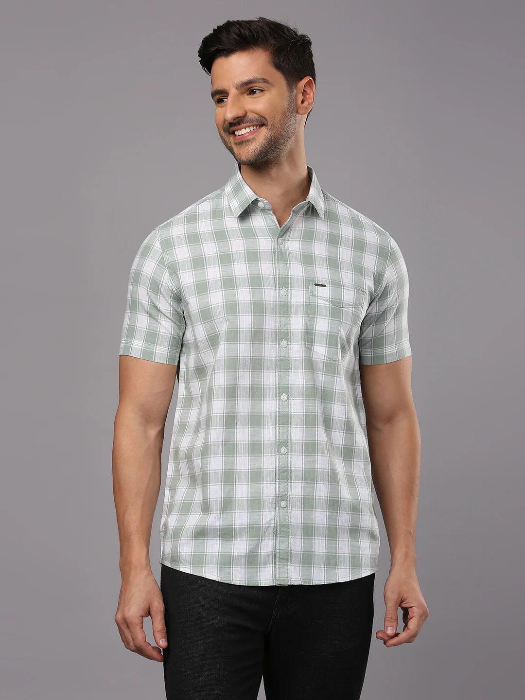 Green Checkered Shirt