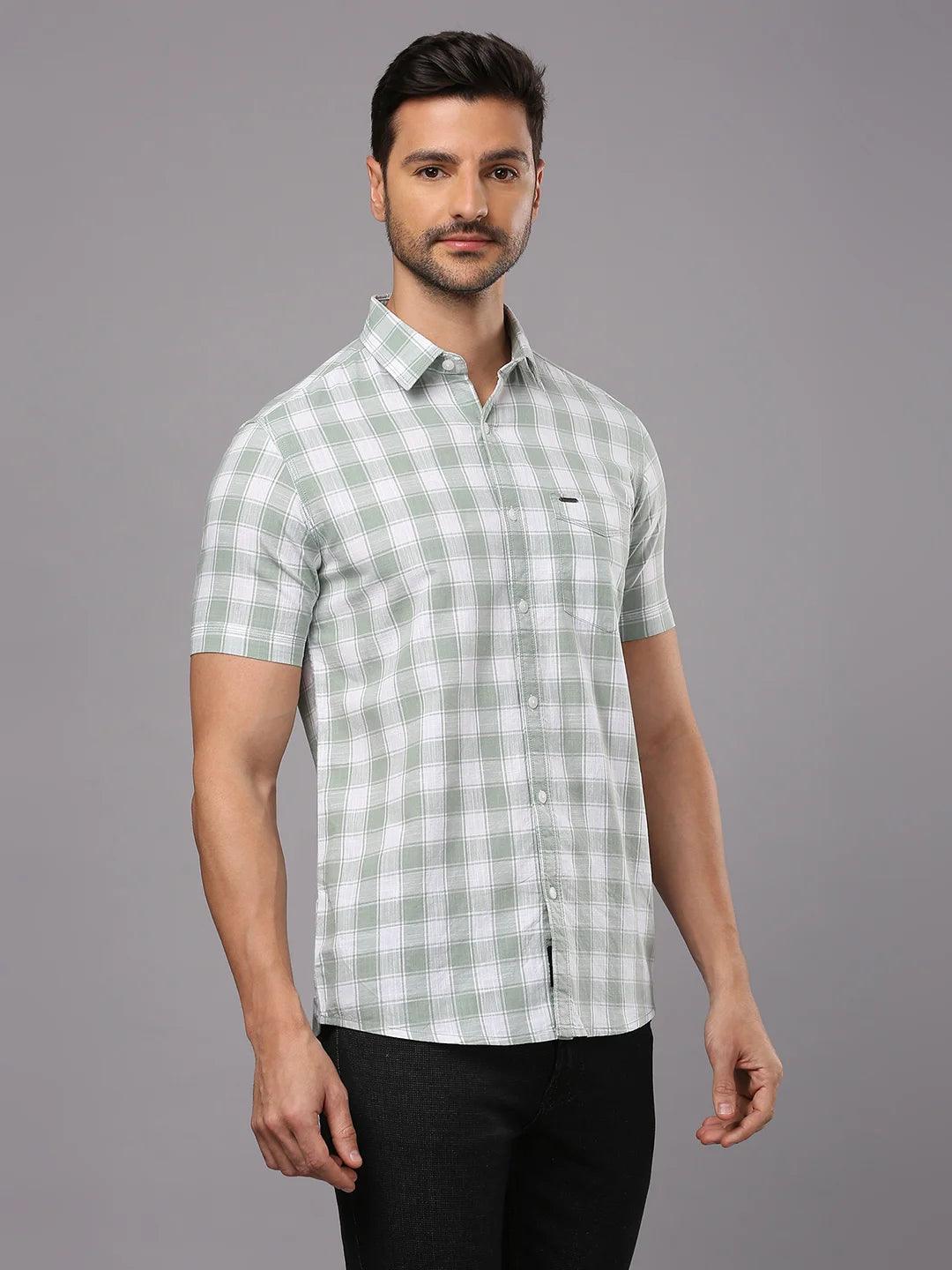 Green Checkered Shirt