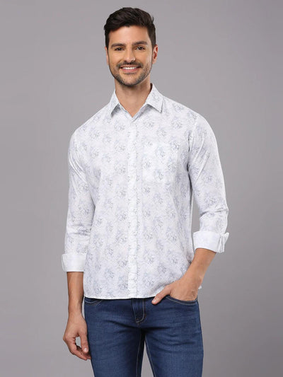 White Printed Shirt